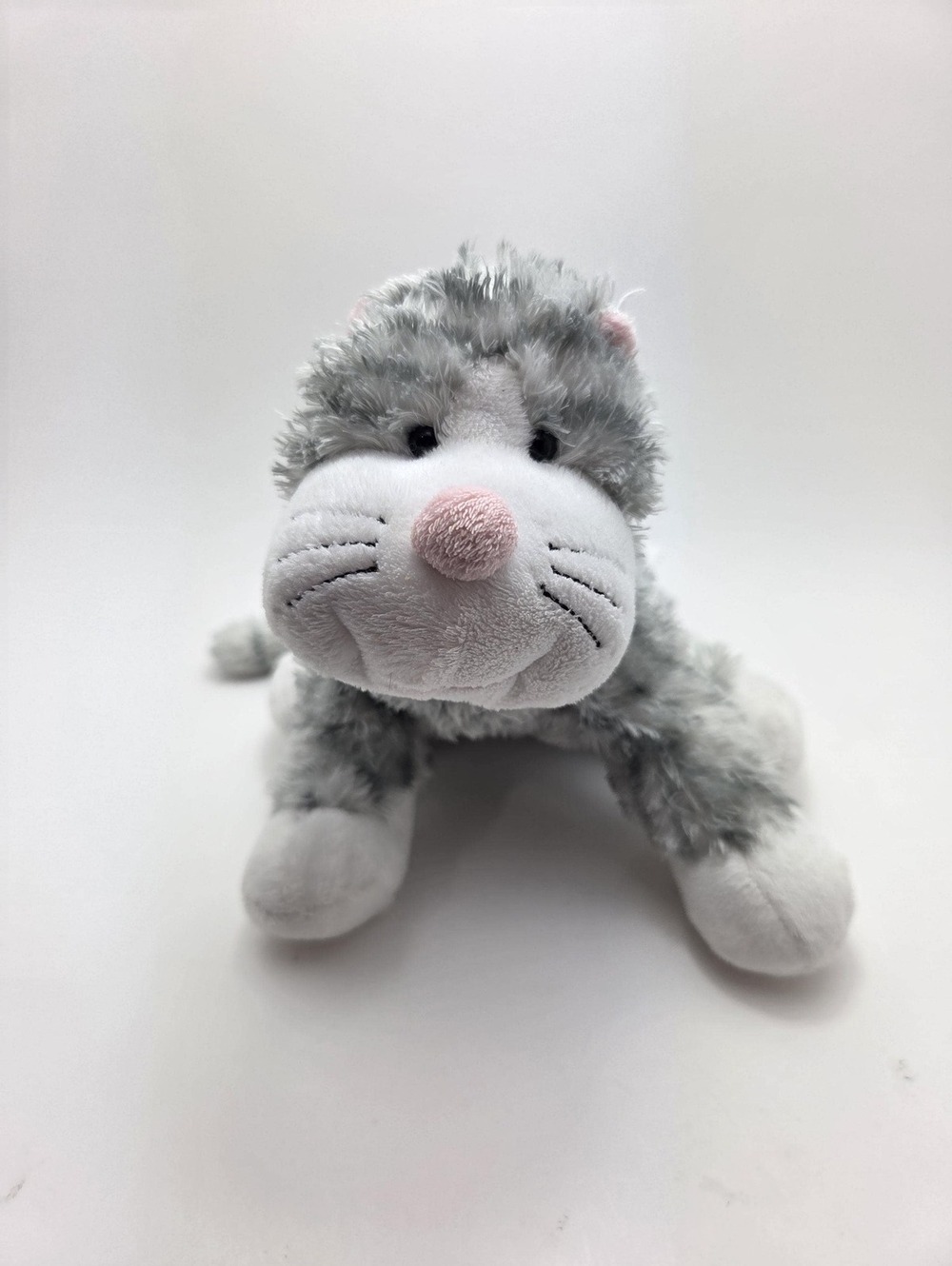 Vintage Webkinz "Stirling Cheeky Cat” without Tag/Code, Ganz Plush (9 inch)